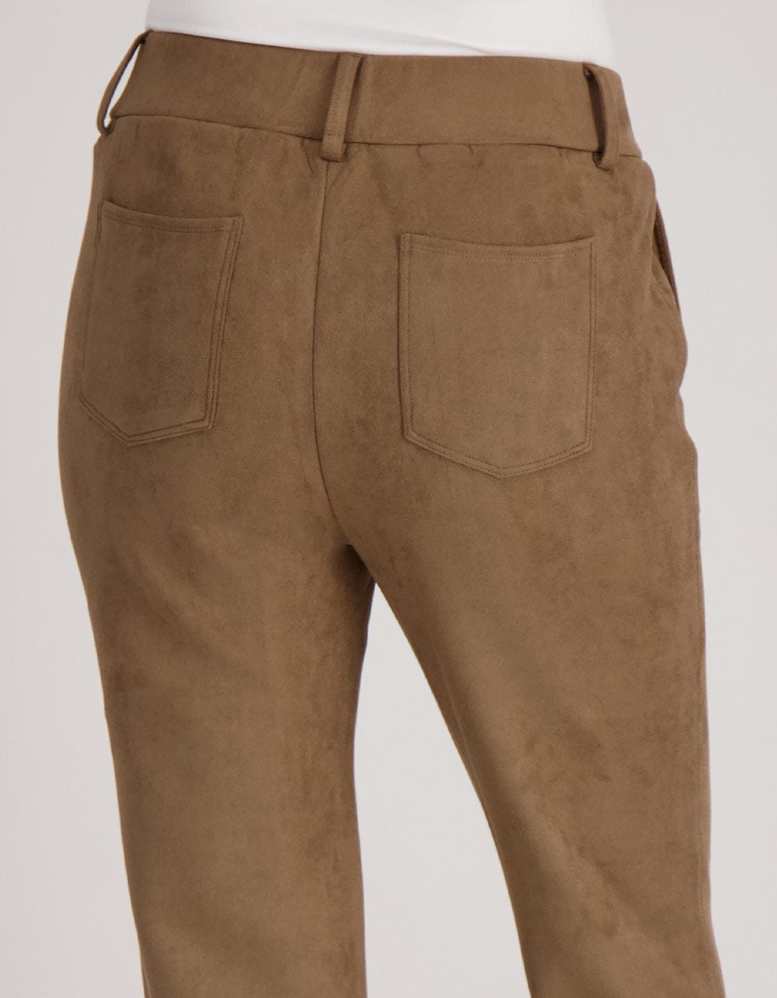 Je m'appelle Broeken Pant Flare Suedine | Caramel