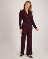 Je m'appelle Broeken Jumpsuit Carol | Dark Burgundy