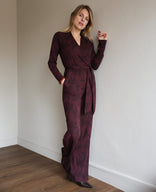 Je m'appelle Broeken Jumpsuit Carol | Dark Burgundy