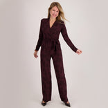 Je m'appelle Broeken Jumpsuit Carol | Dark Burgundy