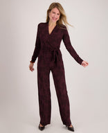 Je m'appelle Broeken Jumpsuit Carol | Dark Burgundy