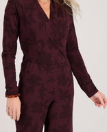 Je m'appelle Broeken Jumpsuit Carol | Dark Burgundy