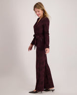 Je m'appelle Broeken Jumpsuit Carol | Dark Burgundy