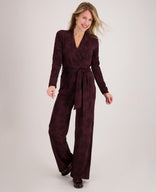 Je m'appelle Broeken Dark Burgundy / XS / Short Jumpsuit Carol | Dark Burgundy