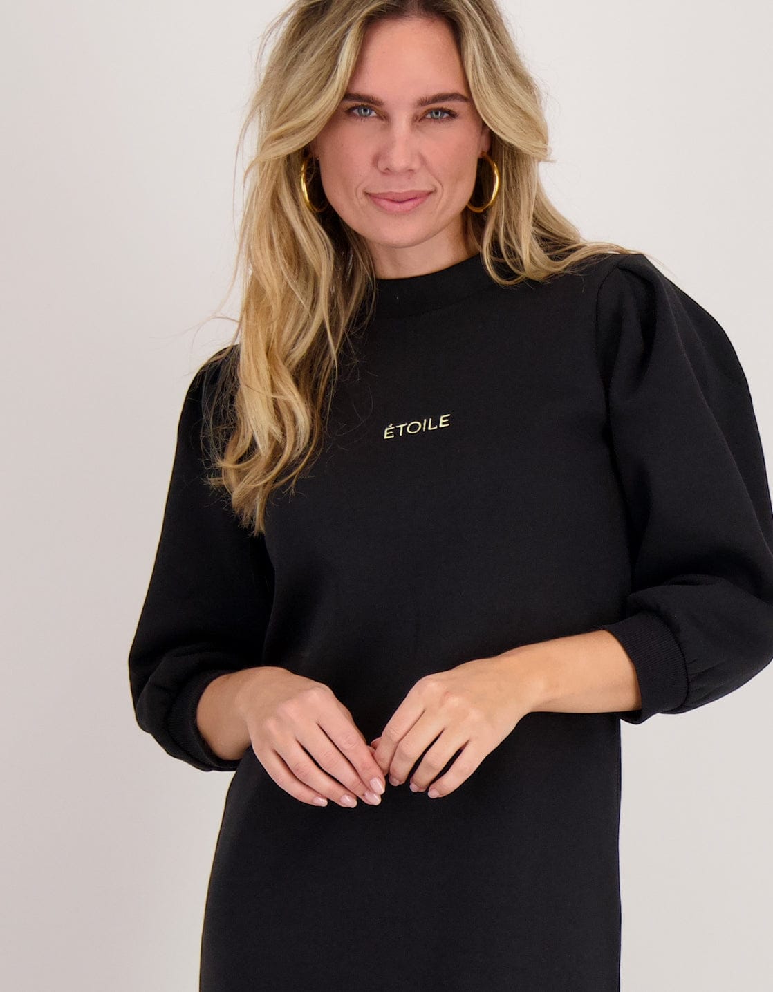 Je m'appelle Jurken Sweatdress Magique | Zwart