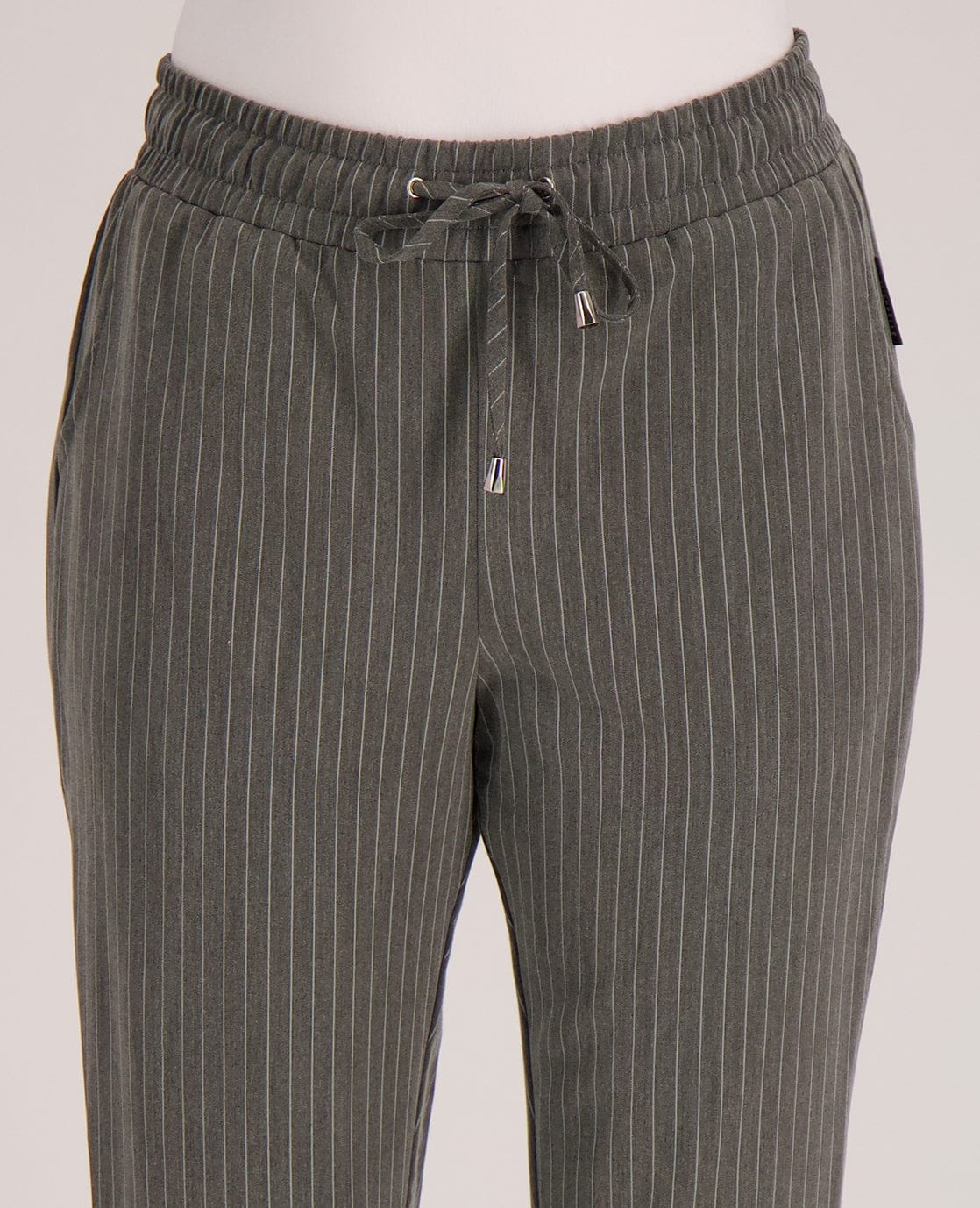 Je m'appelle Broeken Pant Pinstripe | Medium Grey / Off White
