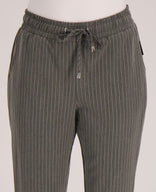 Je m'appelle Broeken Pant Pinstripe | Medium Grey / Off White
