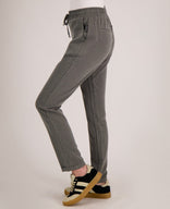 Je m'appelle Broeken Pant Pinstripe | Medium Grey / Off White