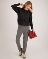Je m'appelle Broeken Pant Pinstripe | Medium Grey / Off White