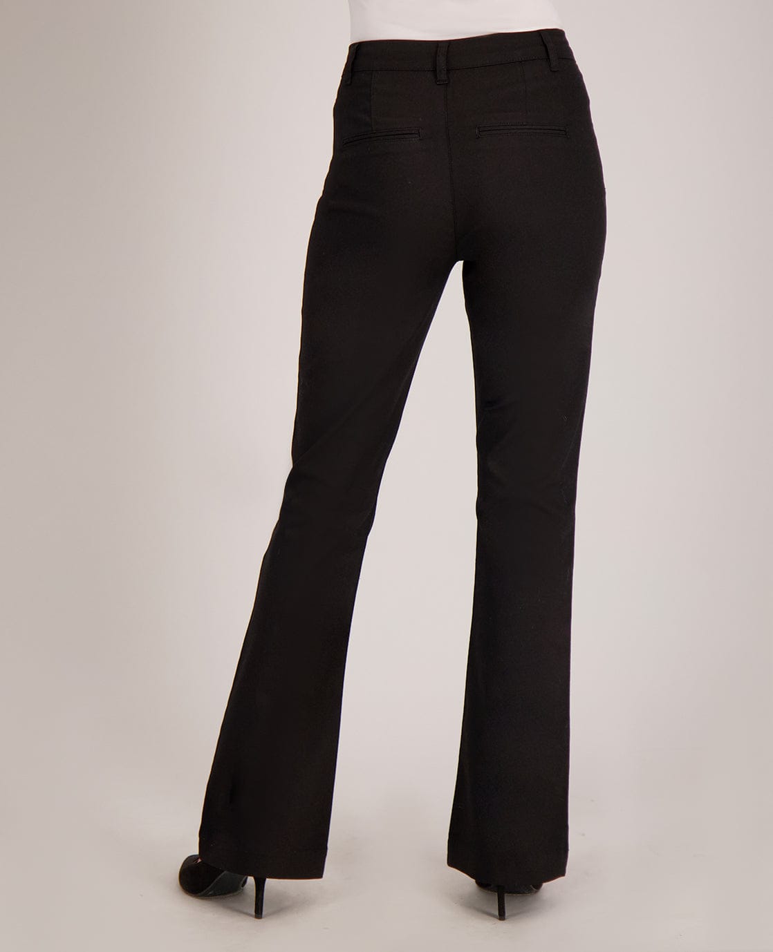 Je m'appelle Broeken Pant Flare Stretch Denim | Zwart