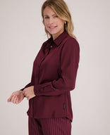 Je m'appelle Tops Blouse Bodine | Burgundy