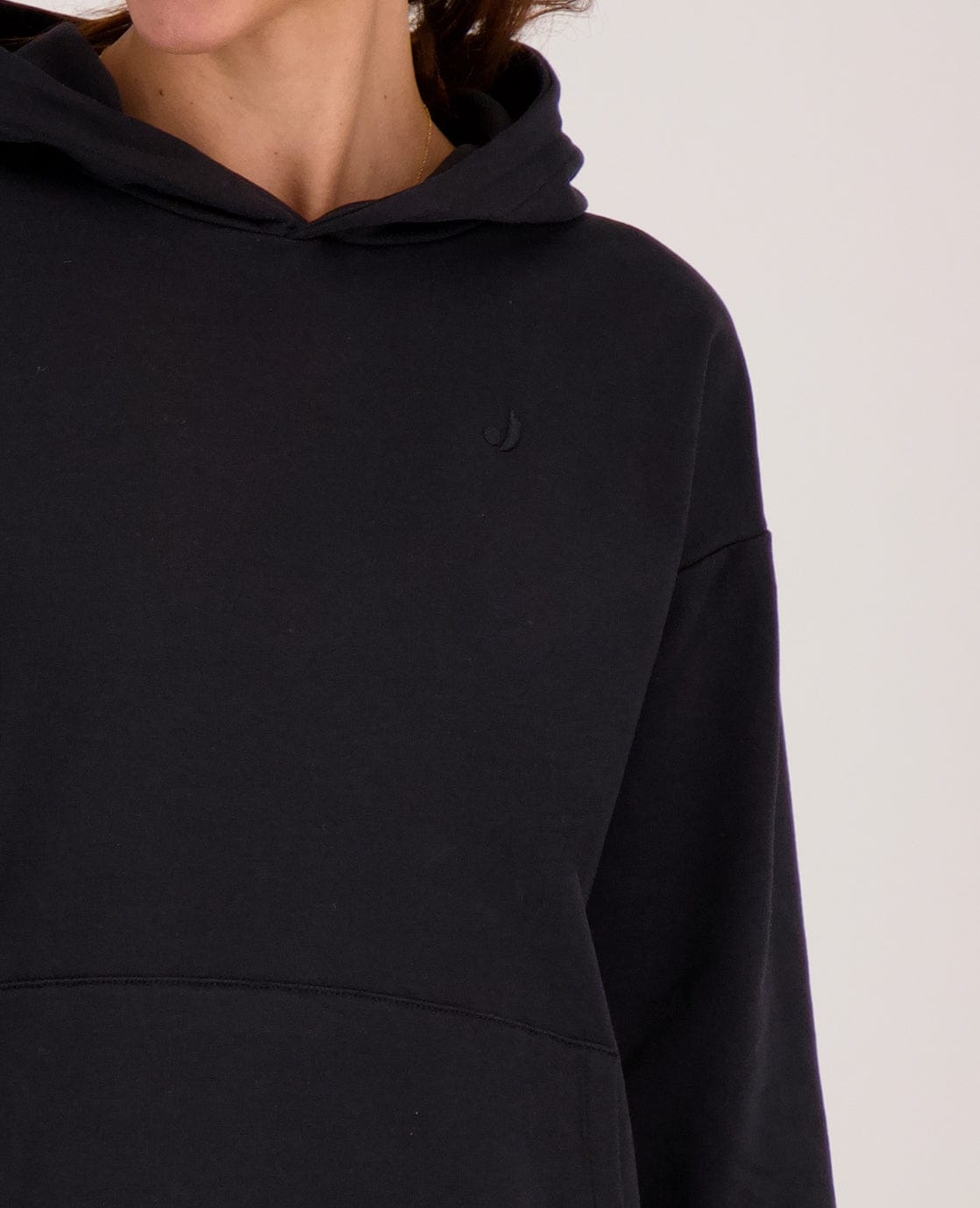 Je m'appelle Tops Hoodie Organic | Zwart