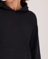 Je m'appelle Tops Hoodie Organic | Zwart