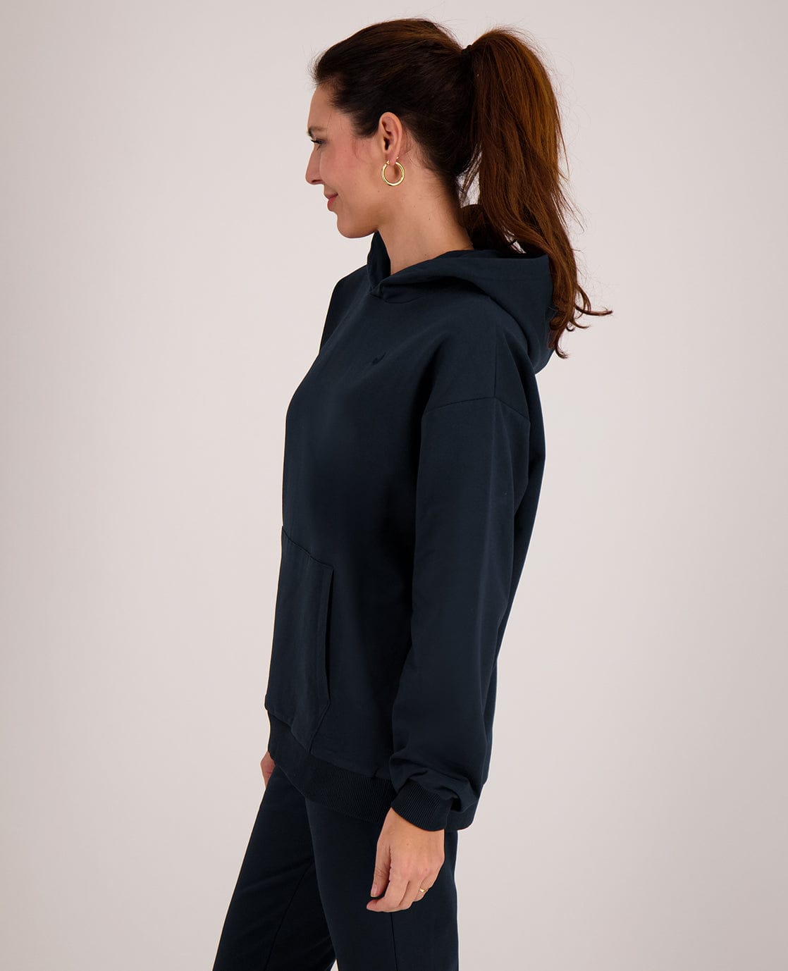 Je m'appelle Tops Hoodie Organic | Donkerblauw