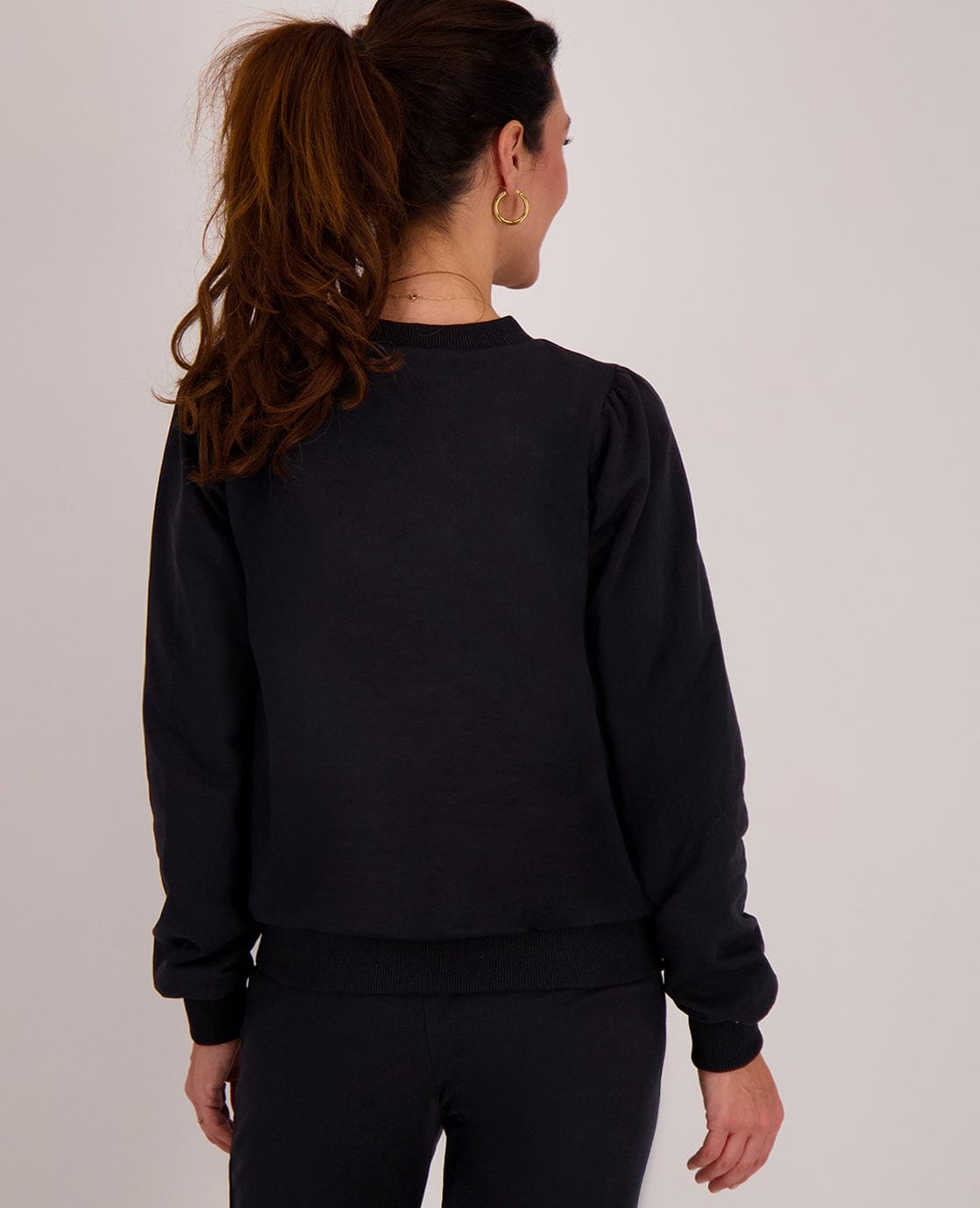 Je m'appelle Tops Sweater Organic | Zwart