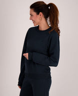 Je m'appelle Tops Sweater Organic | Donkerblauw
