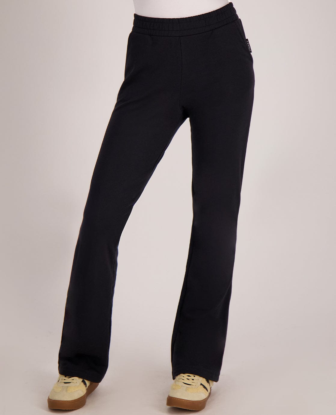 Je m'appelle Broeken Pant Flare Organic | Zwart