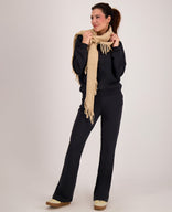 Je m'appelle Broeken Pant Flare Organic | Zwart