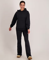 Je m'appelle Broeken Zwart / XS / Regular Pant Flare Organic | Zwart