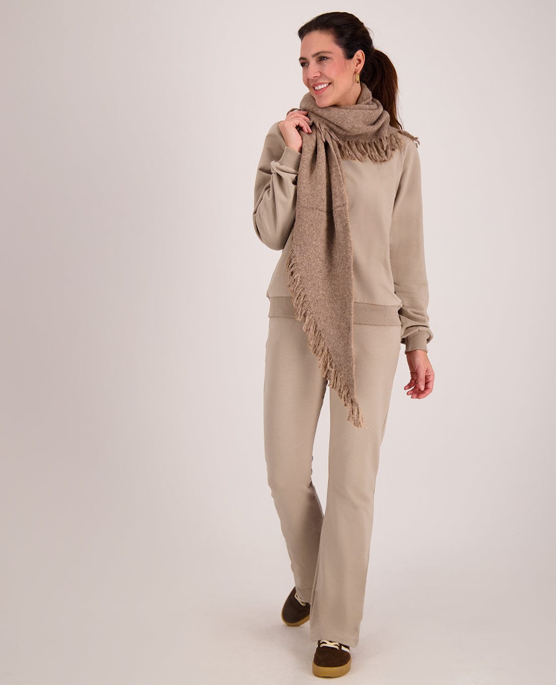 Je m'appelle Broeken Sahara / XS / Regular Pant Flare Organic | Sahara