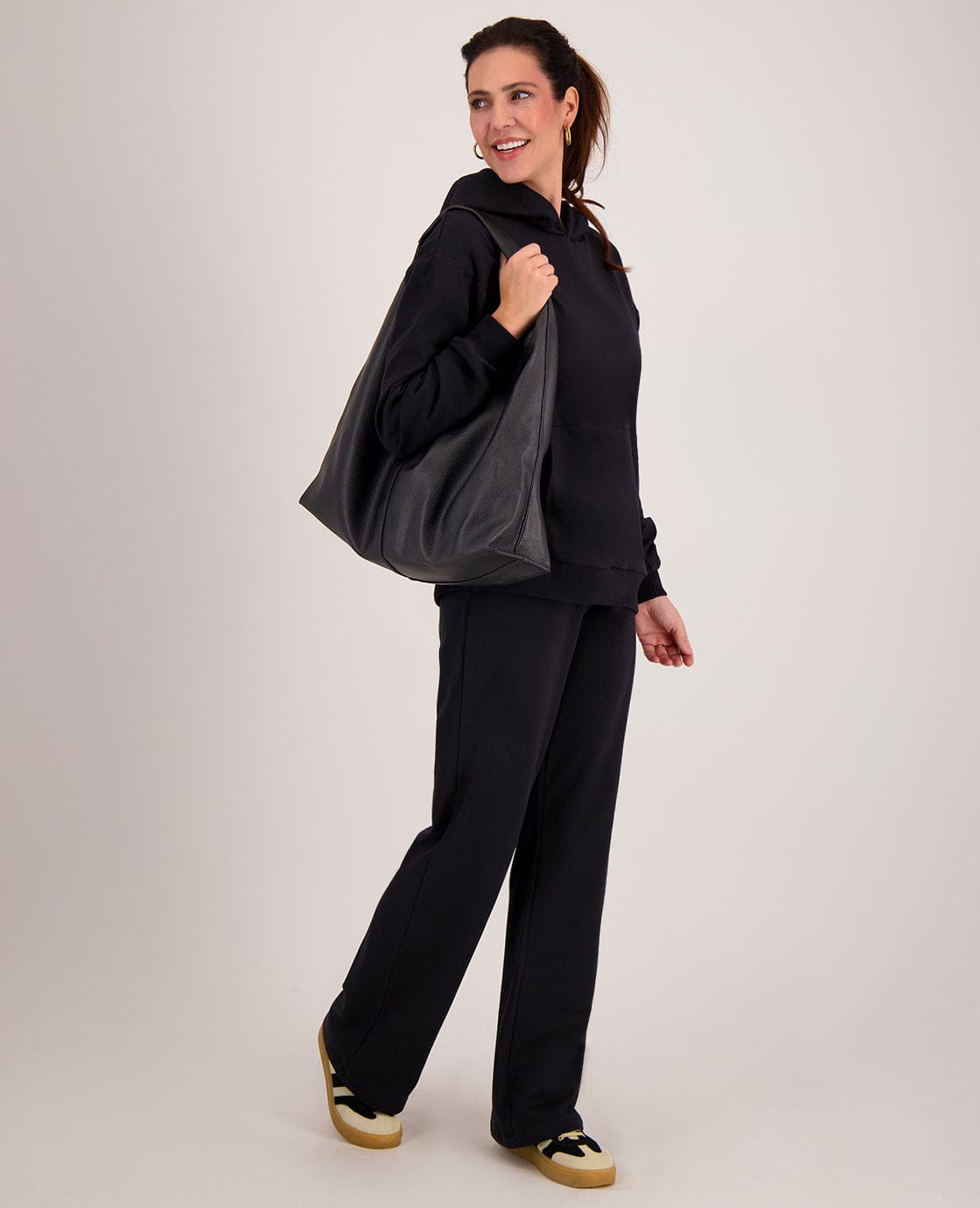 Je m'appelle Broeken Zwart / XS / Short Pant Straight Organic | Zwart