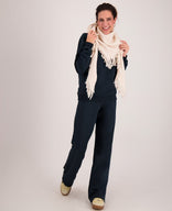 Je m'appelle Broeken Pant Straight Organic | Donkerblauw