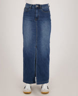 Je m'appelle Jurken Skirt Denim Stretch | Medium Denim Blue