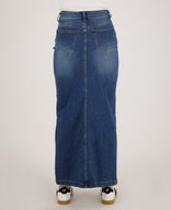 Je m'appelle Jurken Skirt Denim Stretch | Medium Denim Blue