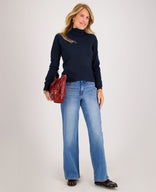 Je m'appelle Tops Top Colle | Donkerblauw