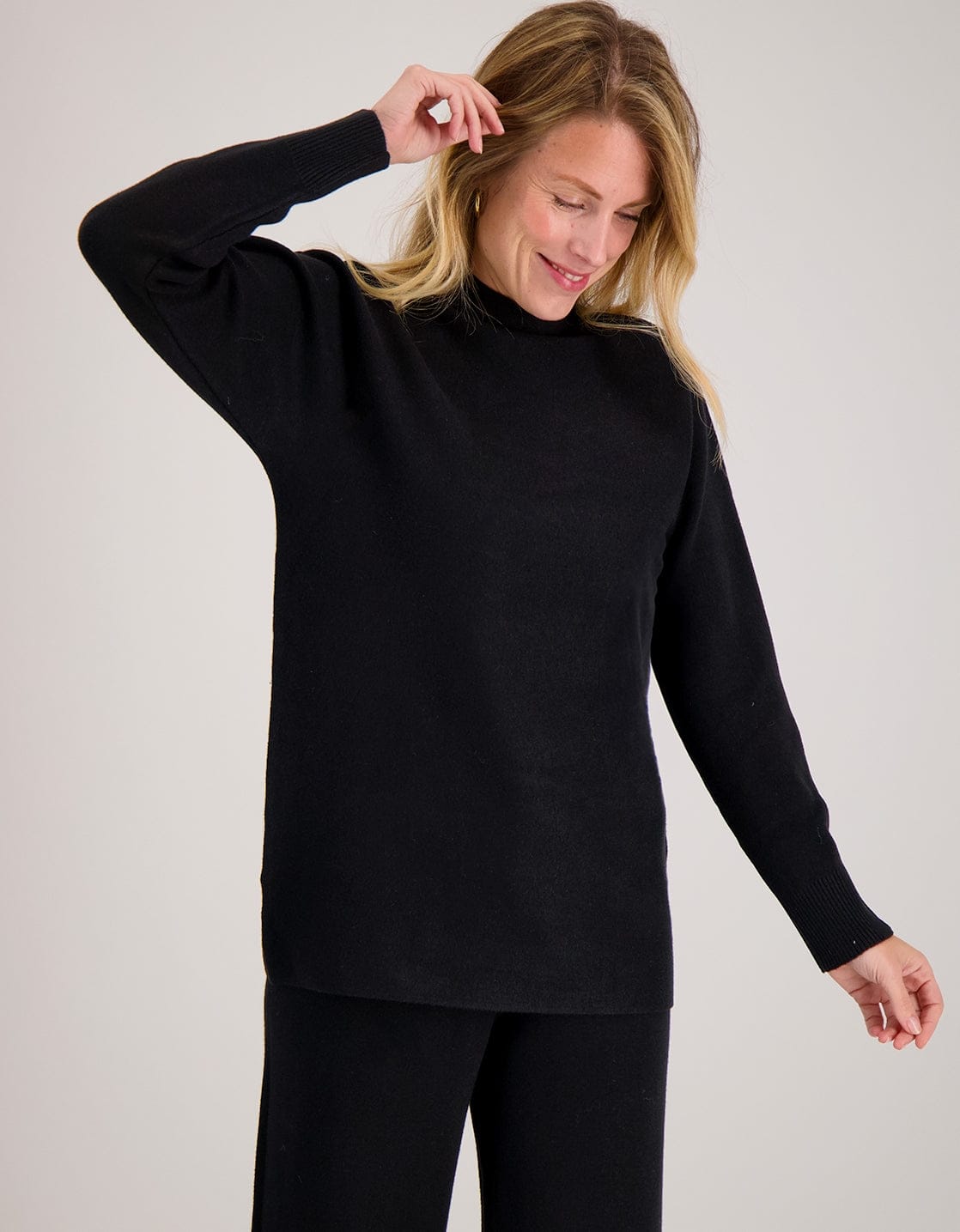Pull Cosy Colle | Zwart