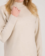 Je m'appelle Tops Pull Cosy Colle | Ecru