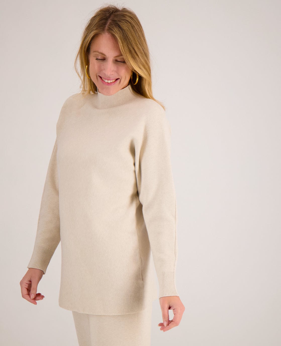 Je m'appelle Tops Pull Cosy Colle | Ecru