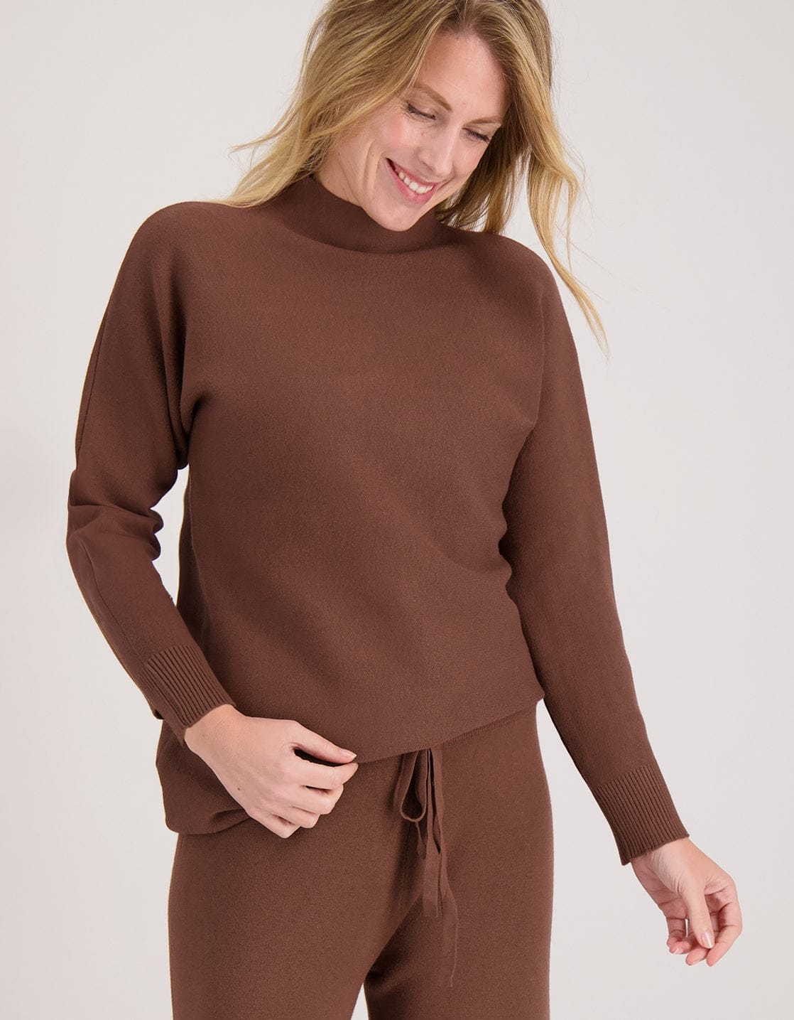 Je m'appelle Tops Hazelnut Brown / S Pull Cosy Colle | Hazelnut Brown