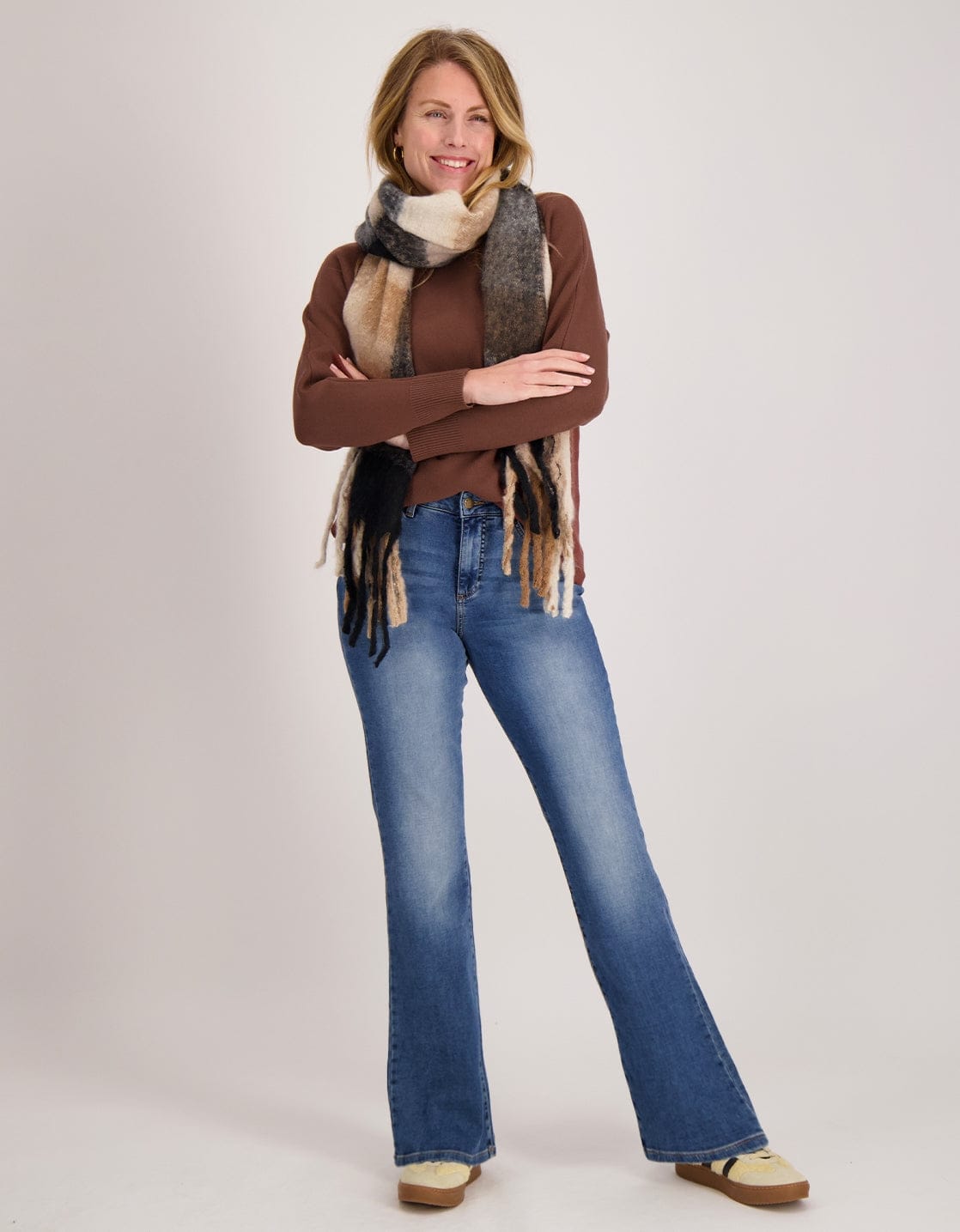 Je m'appelle Accessoires Multicolor / Beige / One Size Sjaal | Multicolor / Beige