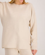 Je m'appelle Tops Pull Cosy Seam | Ecru