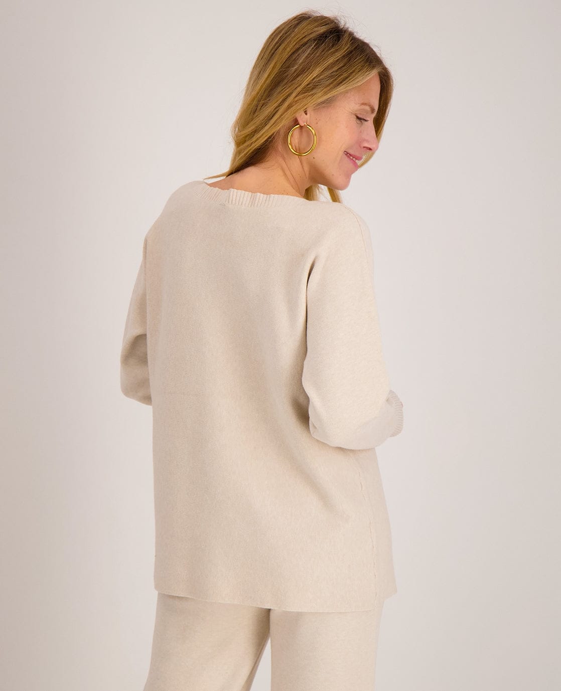 Je m'appelle Tops Pull Cosy Seam | Ecru