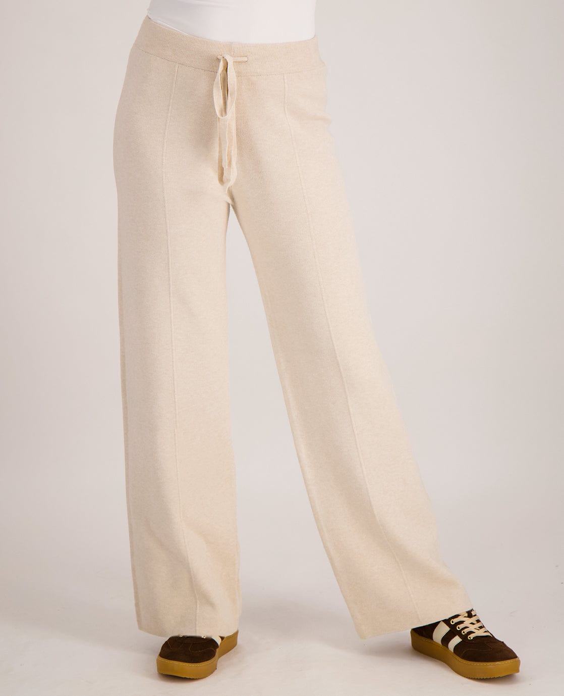 Je m'appelle Broeken Pant Cosy Straight Seam | Ecru