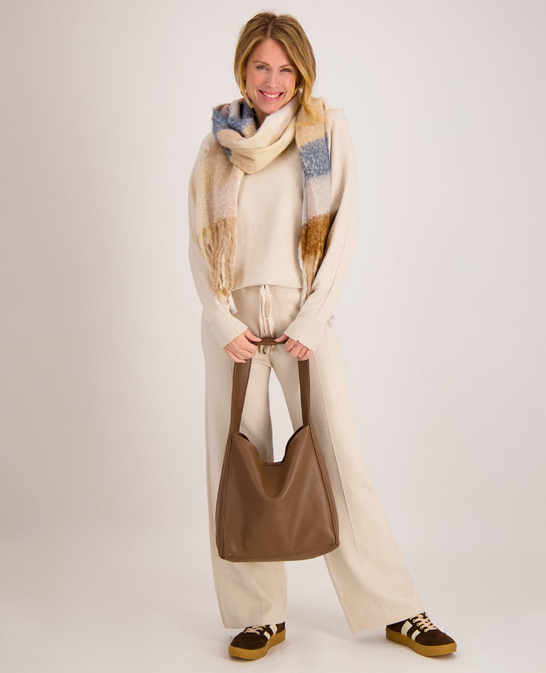 Je m'appelle Broeken Pant Cosy Straight Seam | Ecru