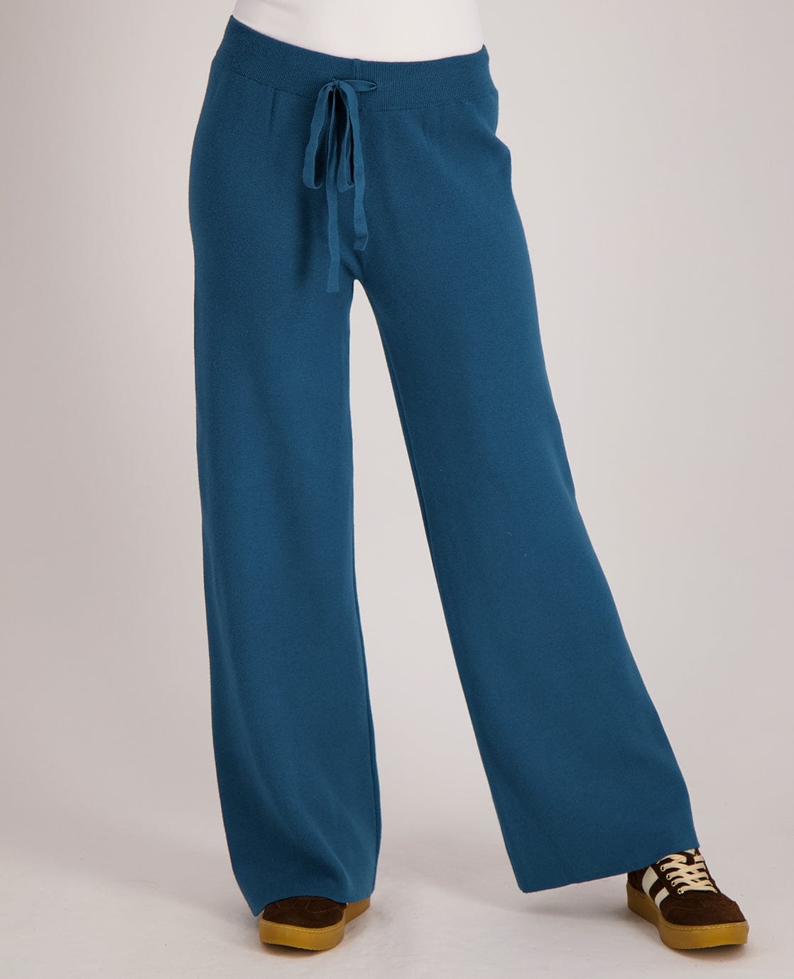 Je m'appelle Broeken Pant Cosy Straight | Petrol