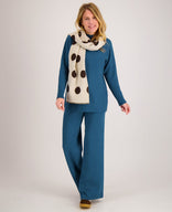 Je m'appelle Broeken Petrol / S / Regular Pant Cosy Straight | Petrol