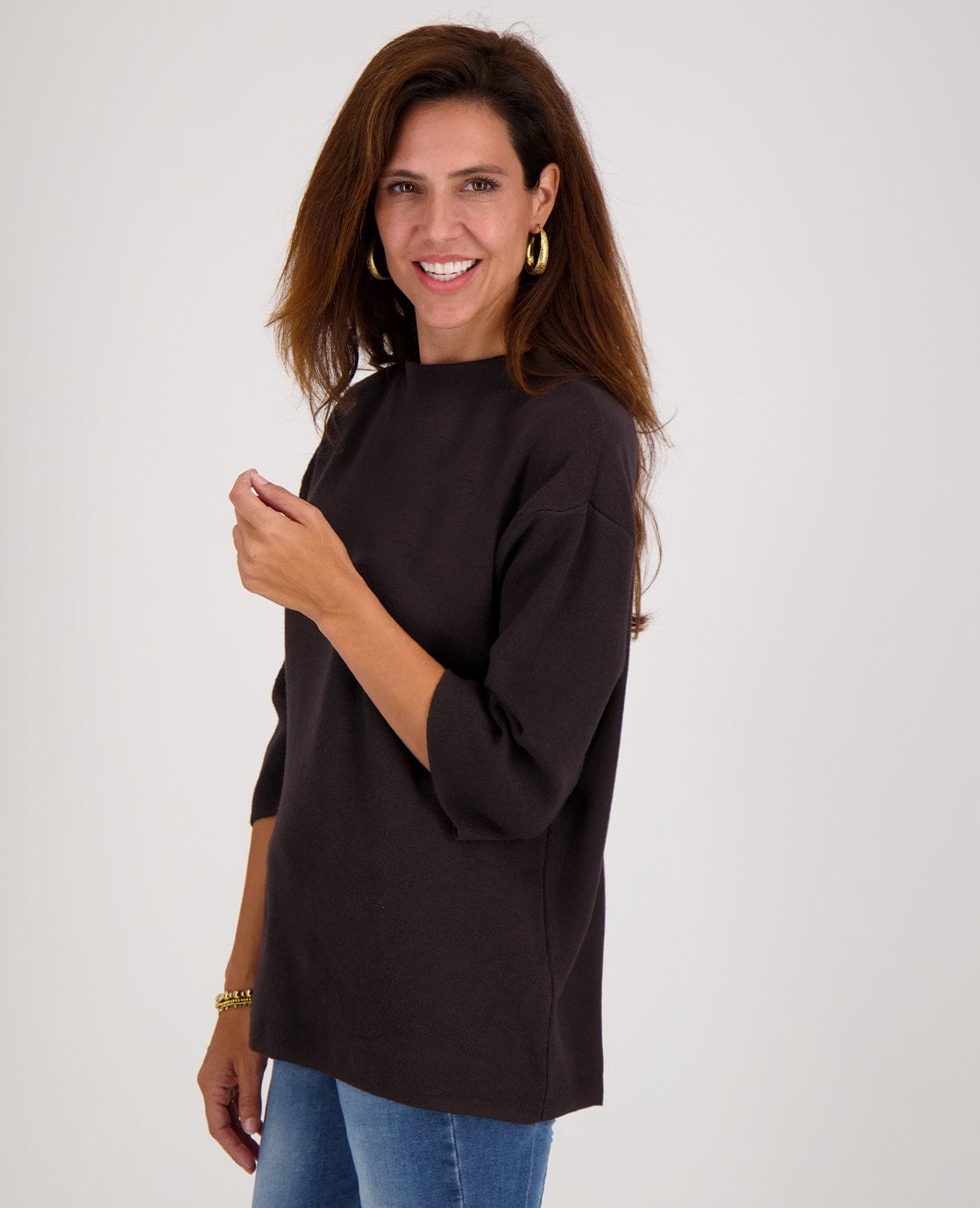 Je m'appelle Tops Pull Jacky | Coffee