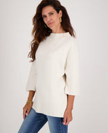 Je m'appelle Tops Pull Jacky | Dark Greige