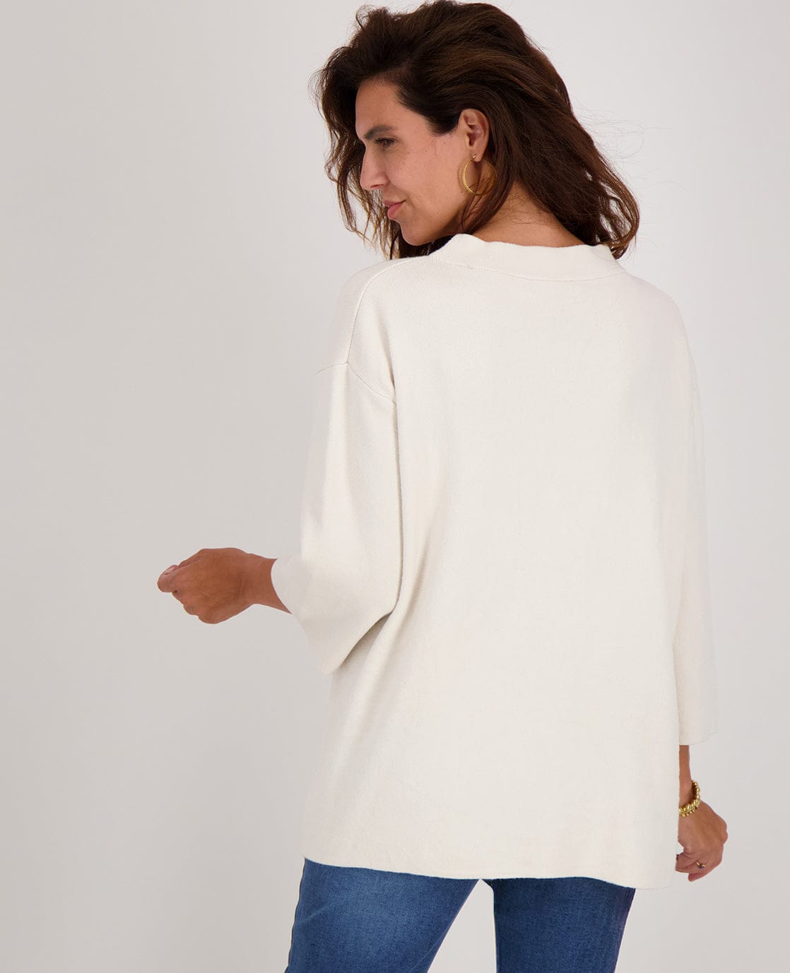 Je m'appelle Tops Pull Jacky | Dark Greige