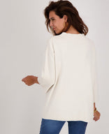 Je m'appelle Tops Pull Jacky | Dark Greige