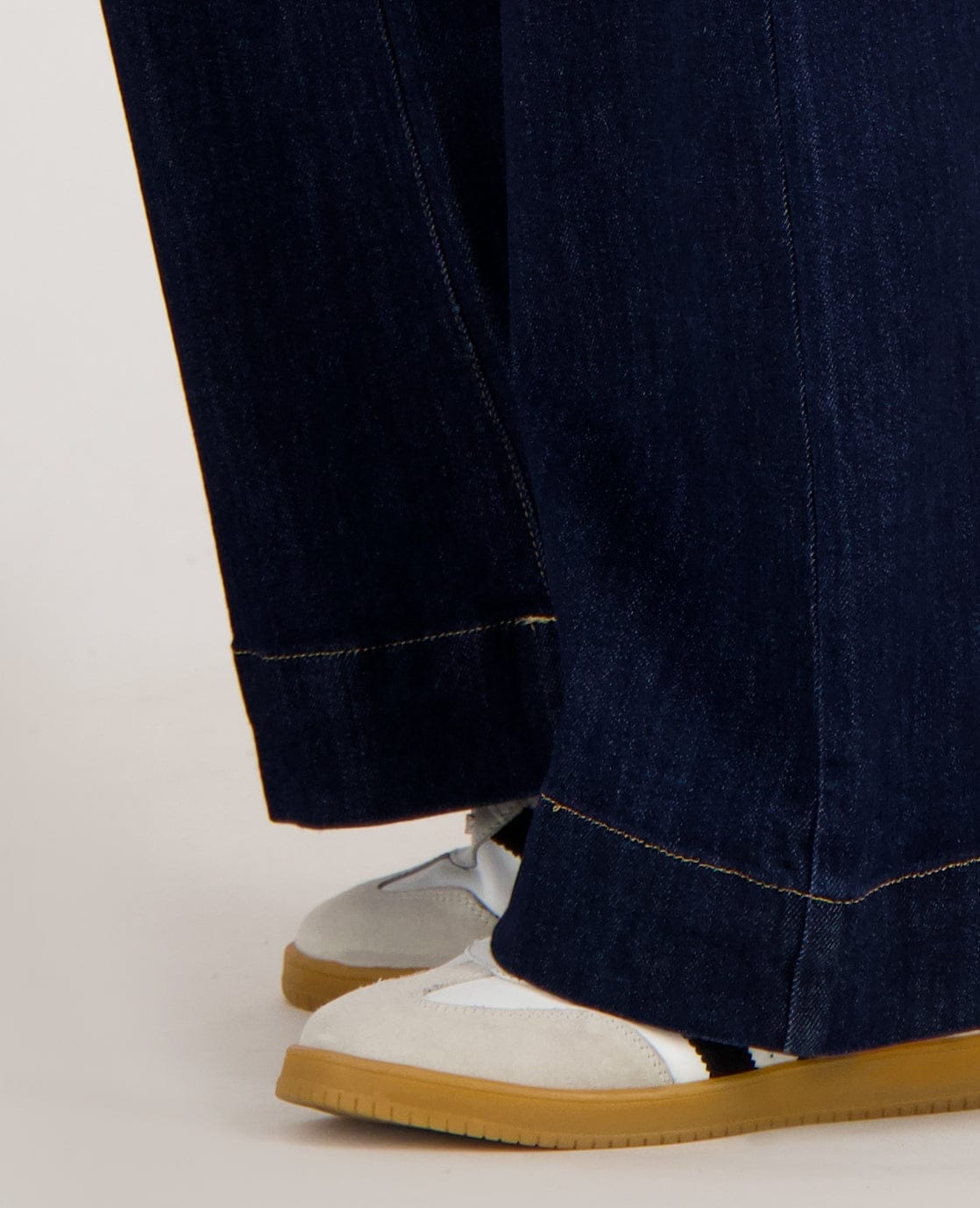 Je m'appelle Broeken Pant Straight Stretch Denim | Dark Blue Denim