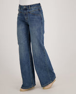 Je m'appelle Broeken Pant Straight Stretch Denim | Medium Denim