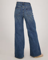 Je m'appelle Broeken Pant Straight Stretch Denim | Medium Denim