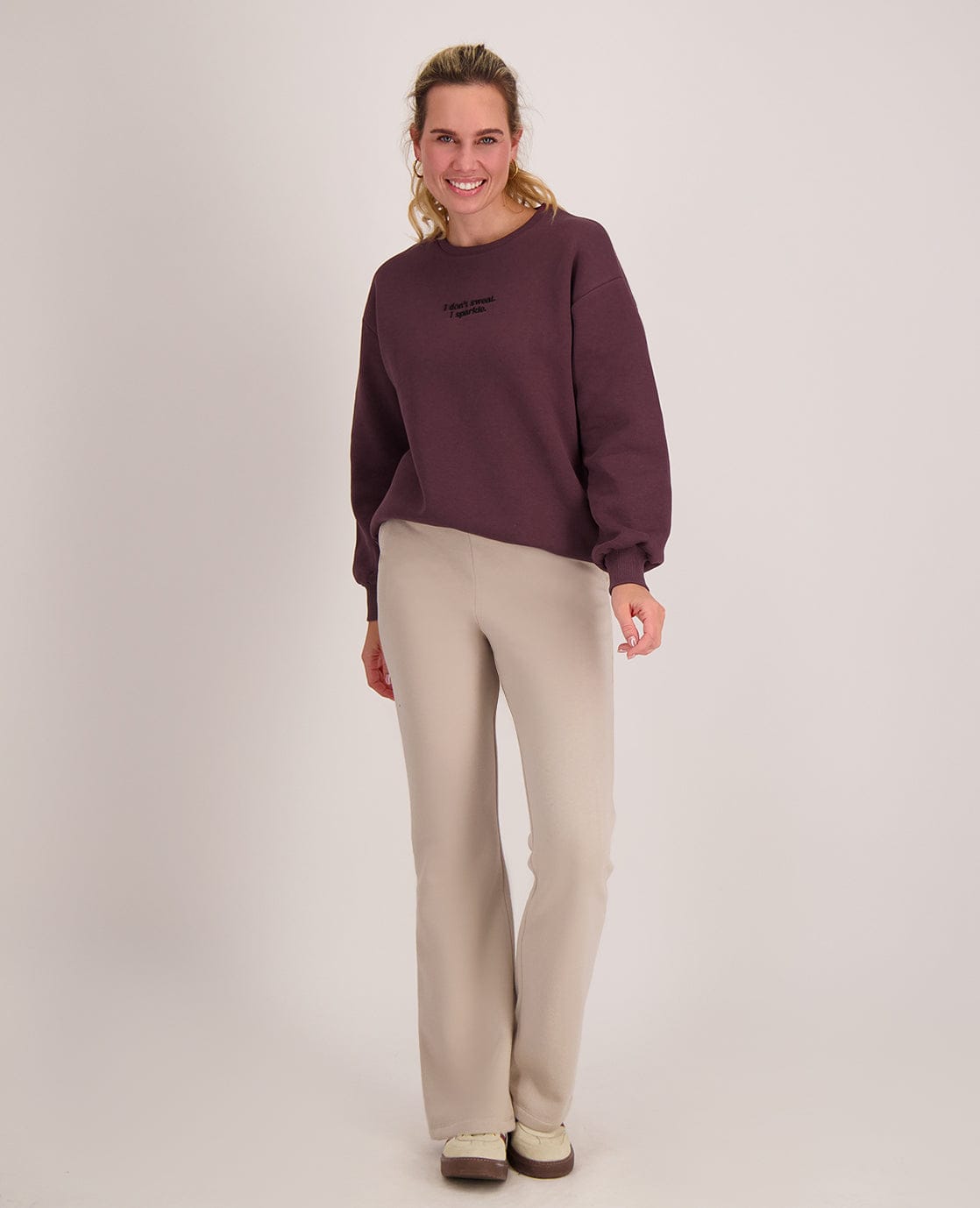 Je m'appelle Tops Sweater Celina | Plum