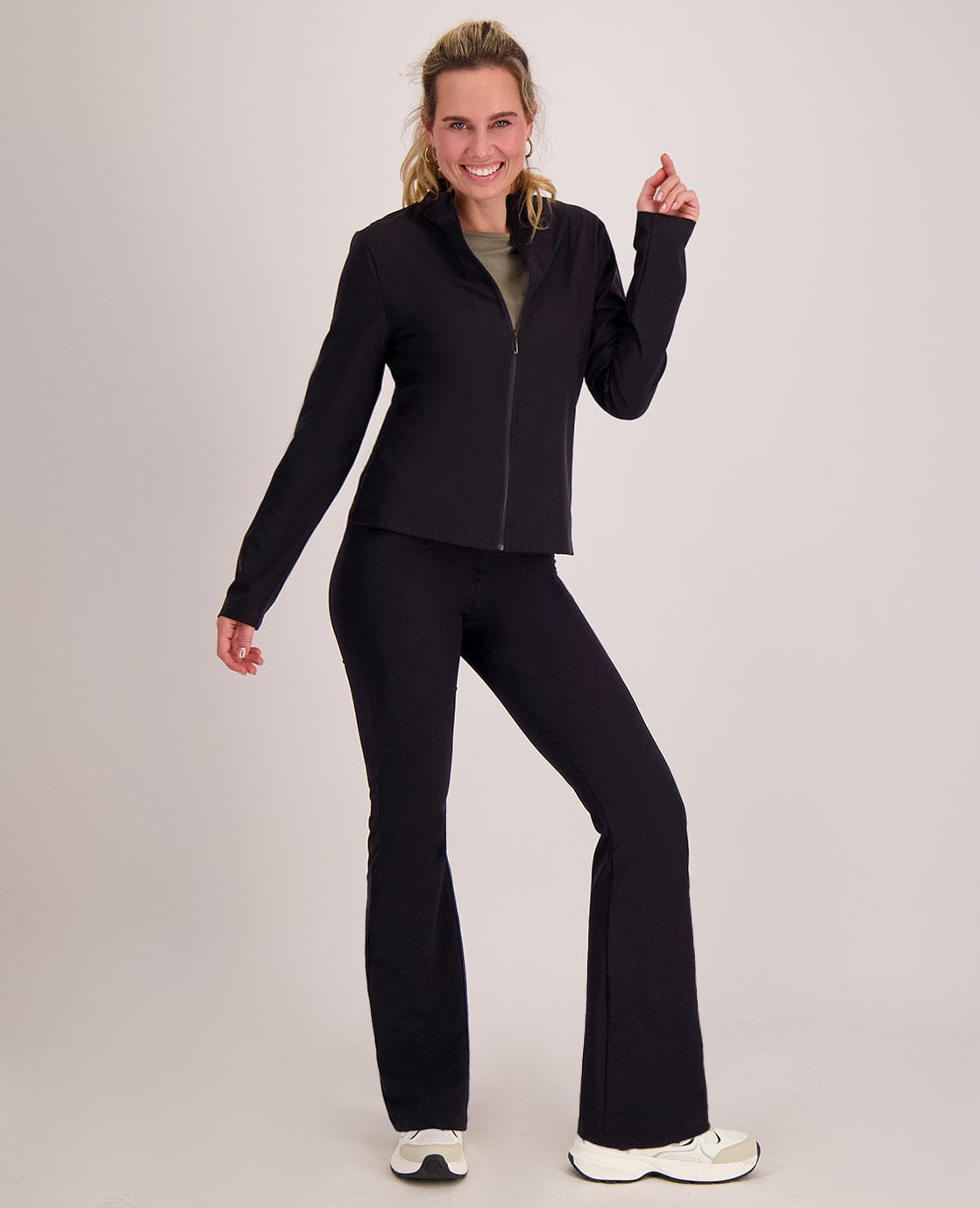 Je m'appelle Jassen Cardigan Zipper Travel | Zwart