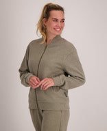 Je m'appelle Jassen Cardigan Zipper | Sage Green